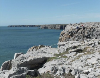  La costa de St Govans